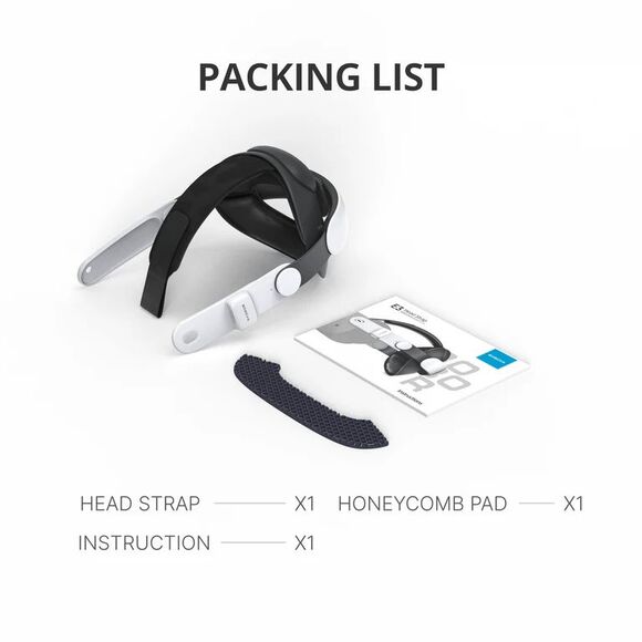 Amazon.com: BOBOVR E3 Head Strap, Compatible with Quest 3/3S  BOBOVR E3 Head Strap - For Quest 3 & 3S